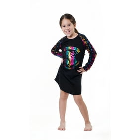 AME Sleepwear Girls Harry Potter Hogwarts Crest Nightgown